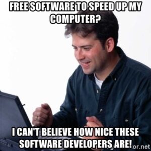 Computer speed up software