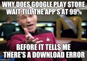 google play store error